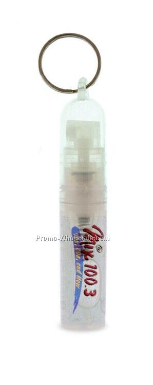 .06 Oz. Micro Keychain Sprayer - Anti Bacterial/Aloe Fresh Scent