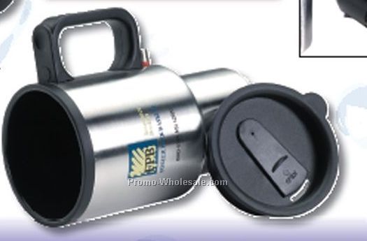 14 Oz. Stainless Steel Electric Car Mug