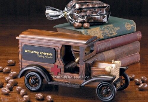 1913 Vintage Ambulance Truck W/Chocolate Almonds