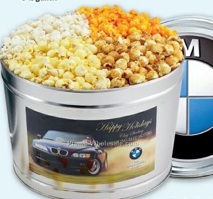 2 Gallon 4-way Popcorn Tin