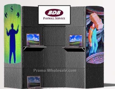 20-panel Modular Display (9 Solid, Seam Shelf, Sign, 2 Mural)