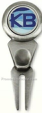 3-1/2" Divot Tool W/ 1" Ball Marker (Divot 3)