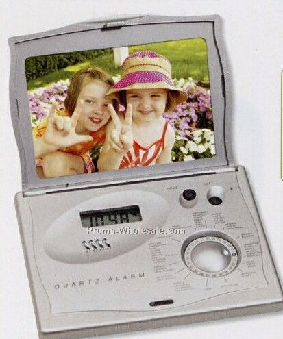 3-in-1 Travel Alarm Clock-4"x3" (3 Day Rush)