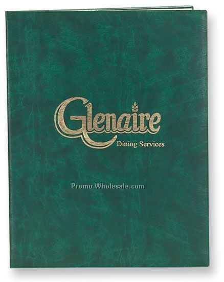 5-1/2"x8-1/2" Colored Vinyl Menu Cover