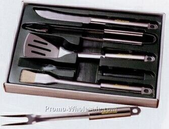 5-piece Stainless Steel Bbq Set