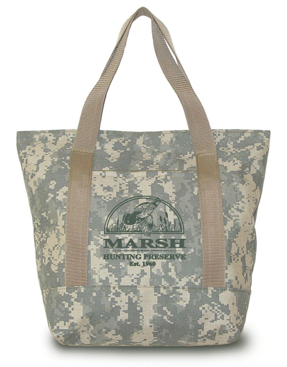 726camo Medium Two Tone Tote