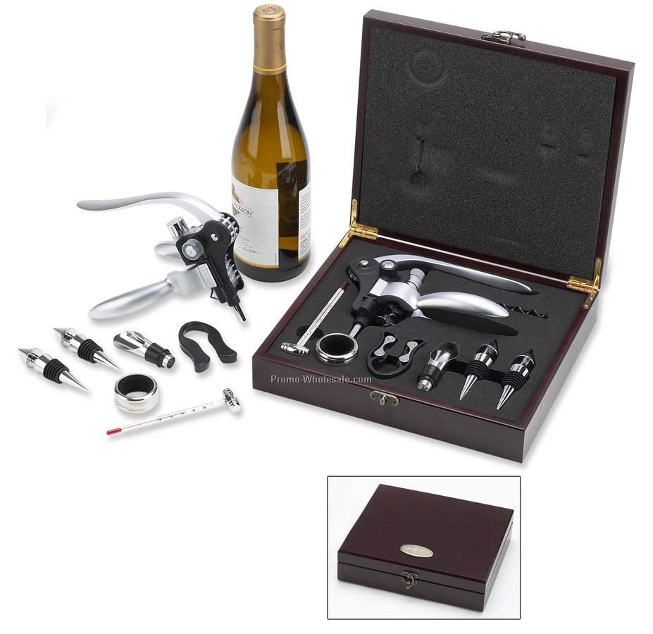 9-1/4"x10-3/4"x3" Connoisseur Wine Set