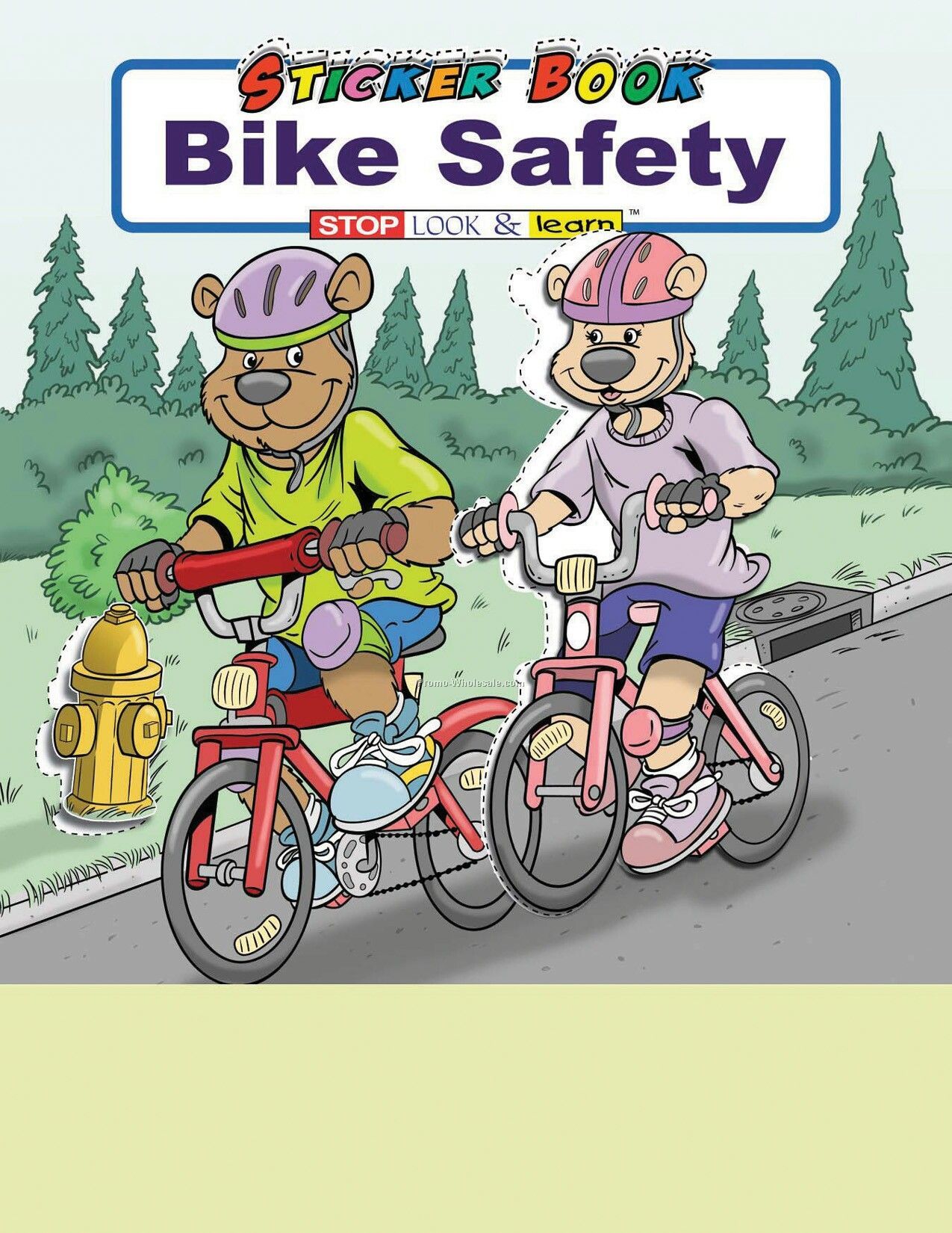 Bike Safety Sticker Book Fun Pack