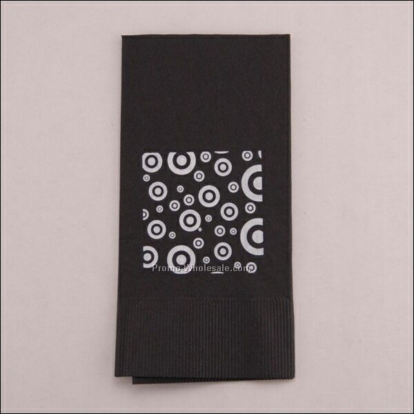 Black 3 Ply Colored Dinner Napkin