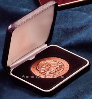 Black Hard Outer Shell Covering Box For 3" Medallion