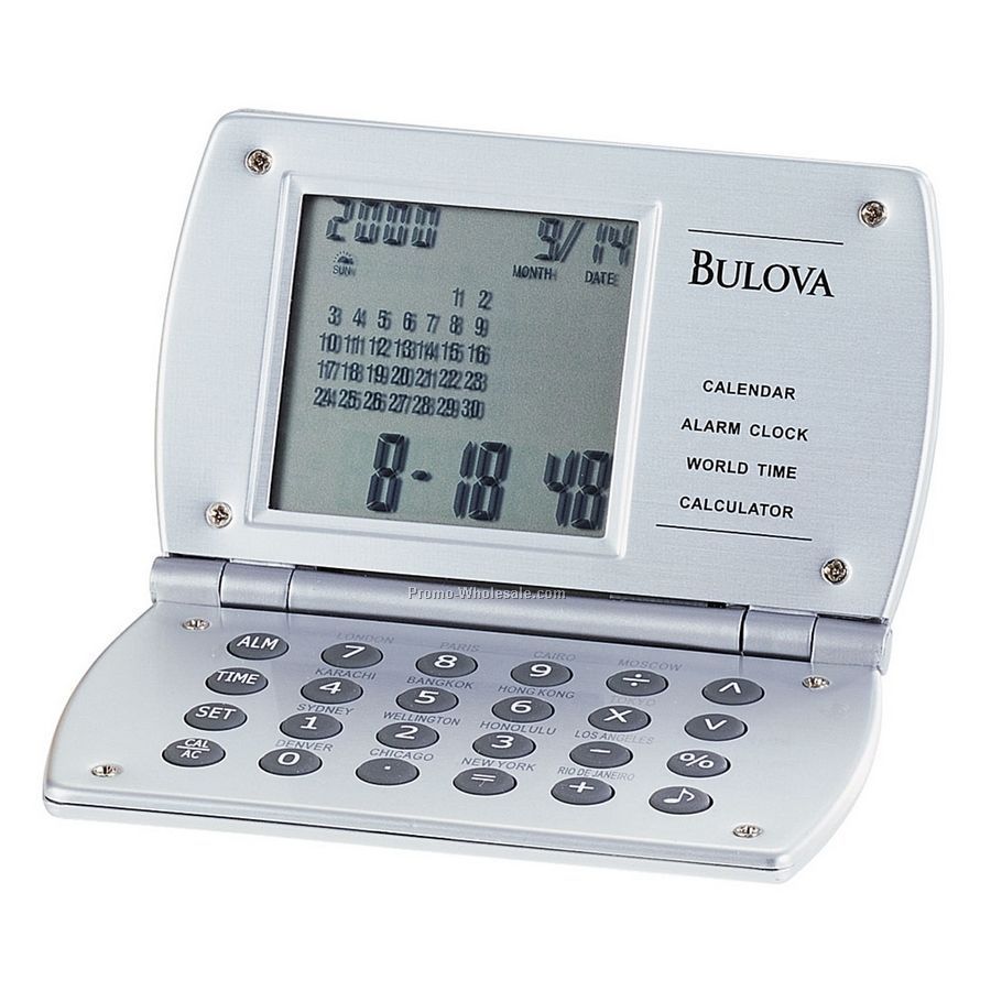 Bulova Excel Clock & Calculator