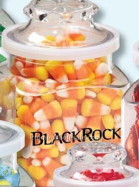 Candy Corn 8 Oz. Classic Plastic Apothecary Jar