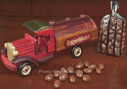 Chocolate Almonds In Classic 1927 Tank Truck