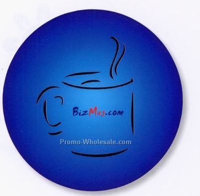 Colorsource Round Rubber Coaster (3-3/4"x1/8")