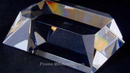 Crystal Beveled Base (6"x4-1/2"x1-1/2")