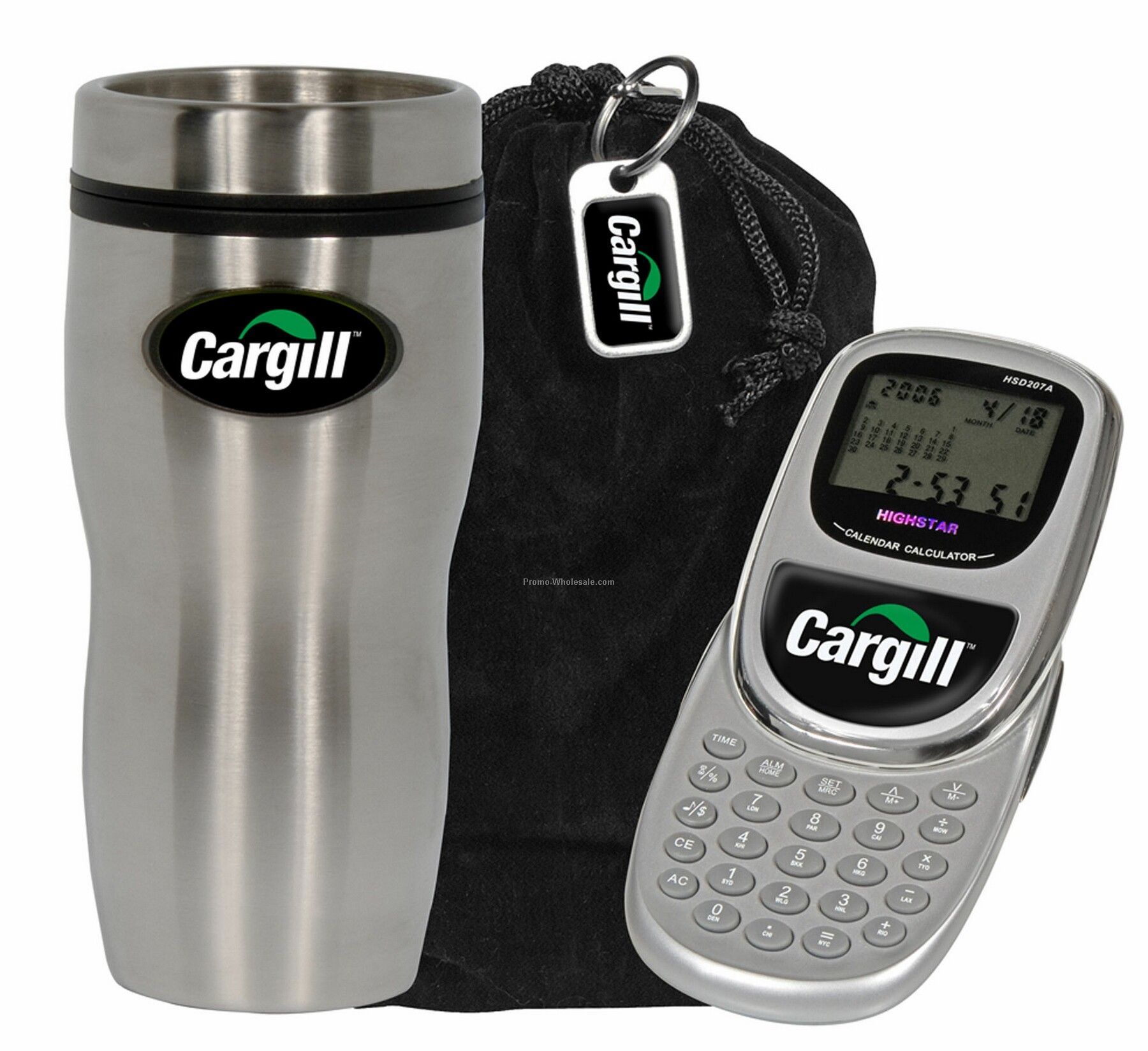 Desktop Gift Set With Tumbler / Calculator / Keychain