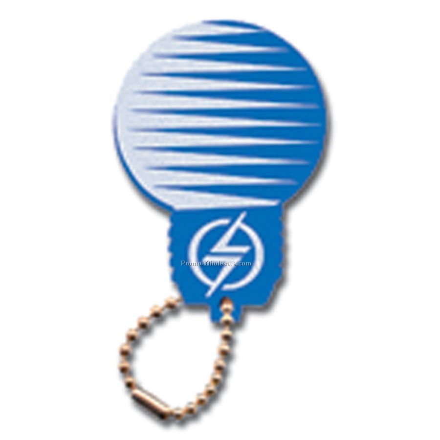 Foam Floating Key Tag - Light Bulb