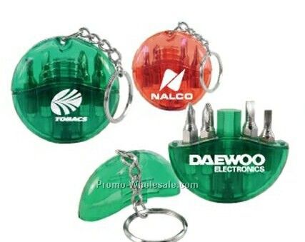 Half-moon 5 Function Tool Kit W/ Keychain