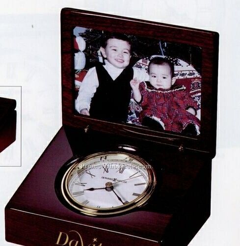 Howard Miller Hayden Wedge Shaped Box Clock & Picture Frame (Blank)