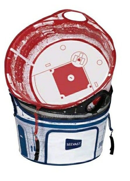 Insulated Stadium Bowl - Baseball (Red)