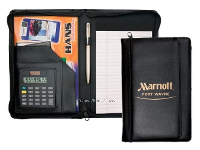 Junior Folder With Calculator And Zipper