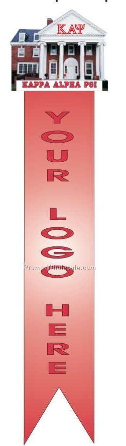 Kappa Alpha Psi Fraternity House Bookmark W/ Black Back