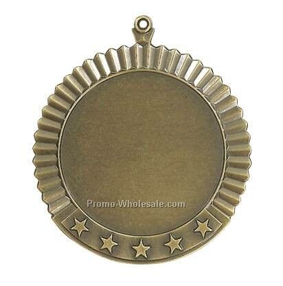 Medal, "insert Holder" Star - 2-3/4" Dia