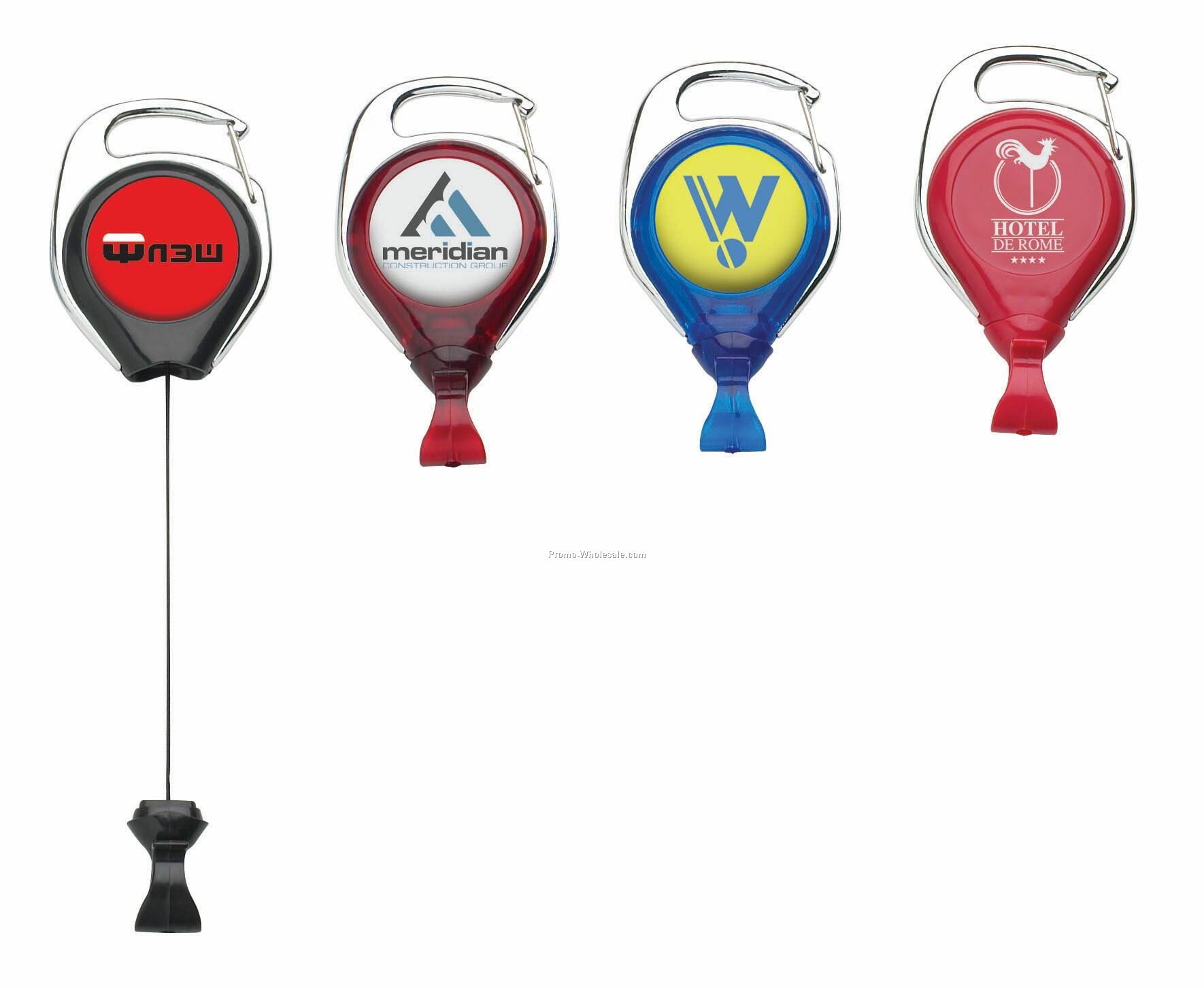 No Twist Carabiner Badge Reel (Polydome)