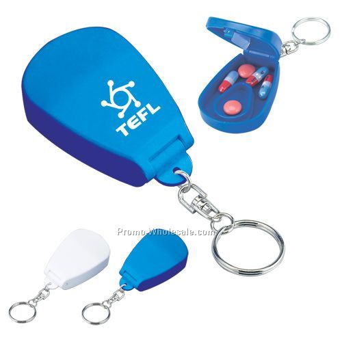 Pill Cutter Keychain