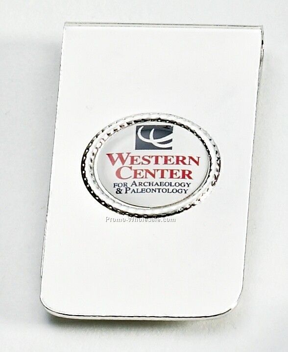 Rectangle Money Clip W/ Photoemblem