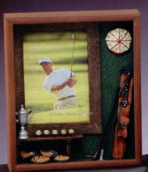 Resin Sculpture - Golf Shadowbox