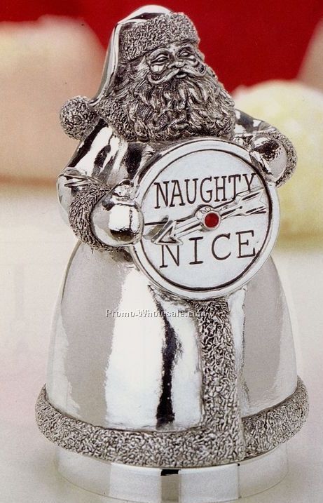 Silverplated Naughty Or Nice Musical