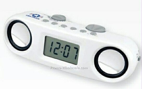 Speaker & Digital Clock Combo