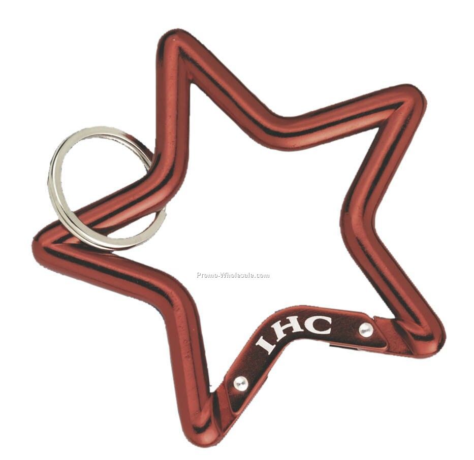 Star Carabiner - Red