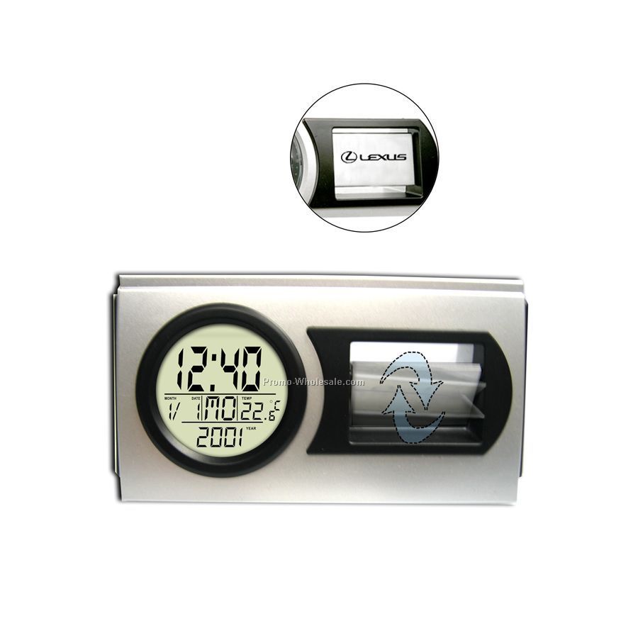 Swivel Pendulum Lcd Clock