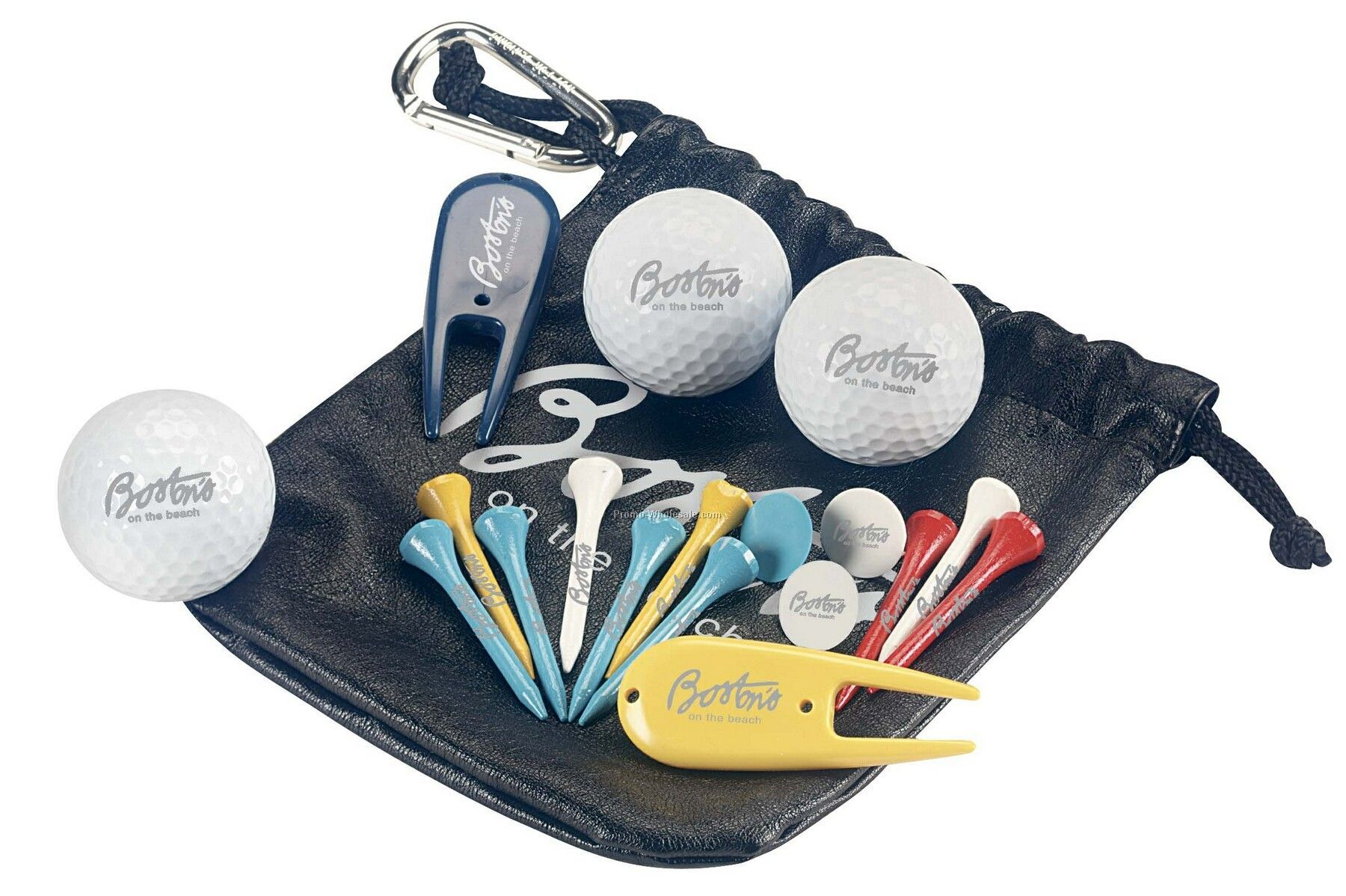 Tee Off Putter's Pouch With 3 Titleist Nxt Extreme Golf Balls