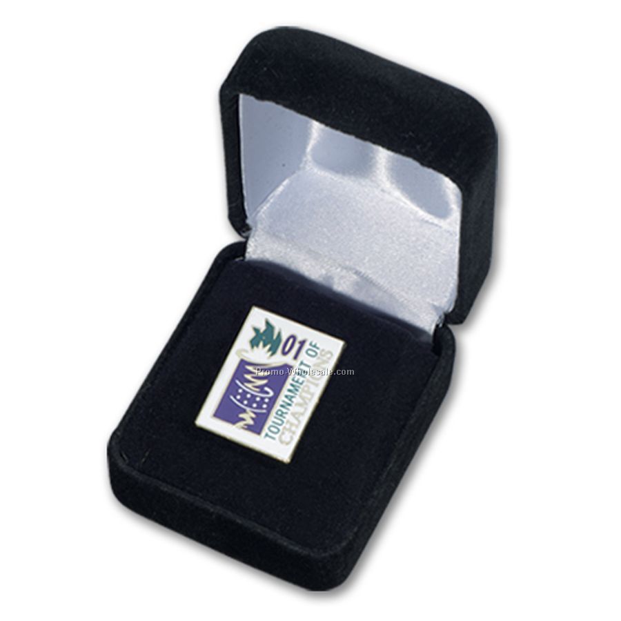 Velour Lapel Pin Presentation Box