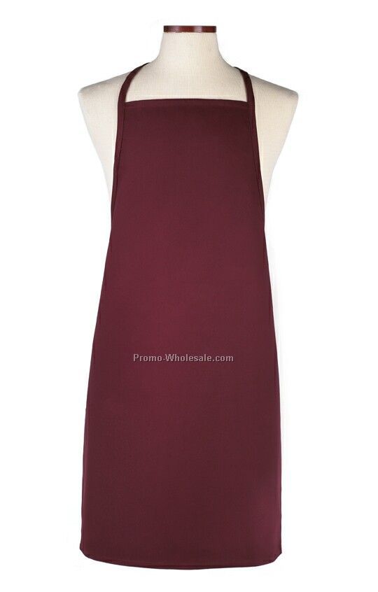 Wolfmark Standard Long Bib Apron - Maroon