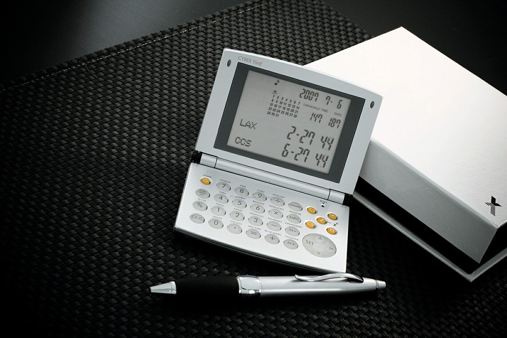 World Time Alarm Clock/ Calculator/ Currency Converter & Pen