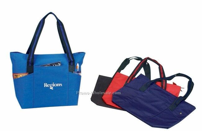 Zipper Tote Bag / Briefcase (20"x14-1/2"x5-1/2")