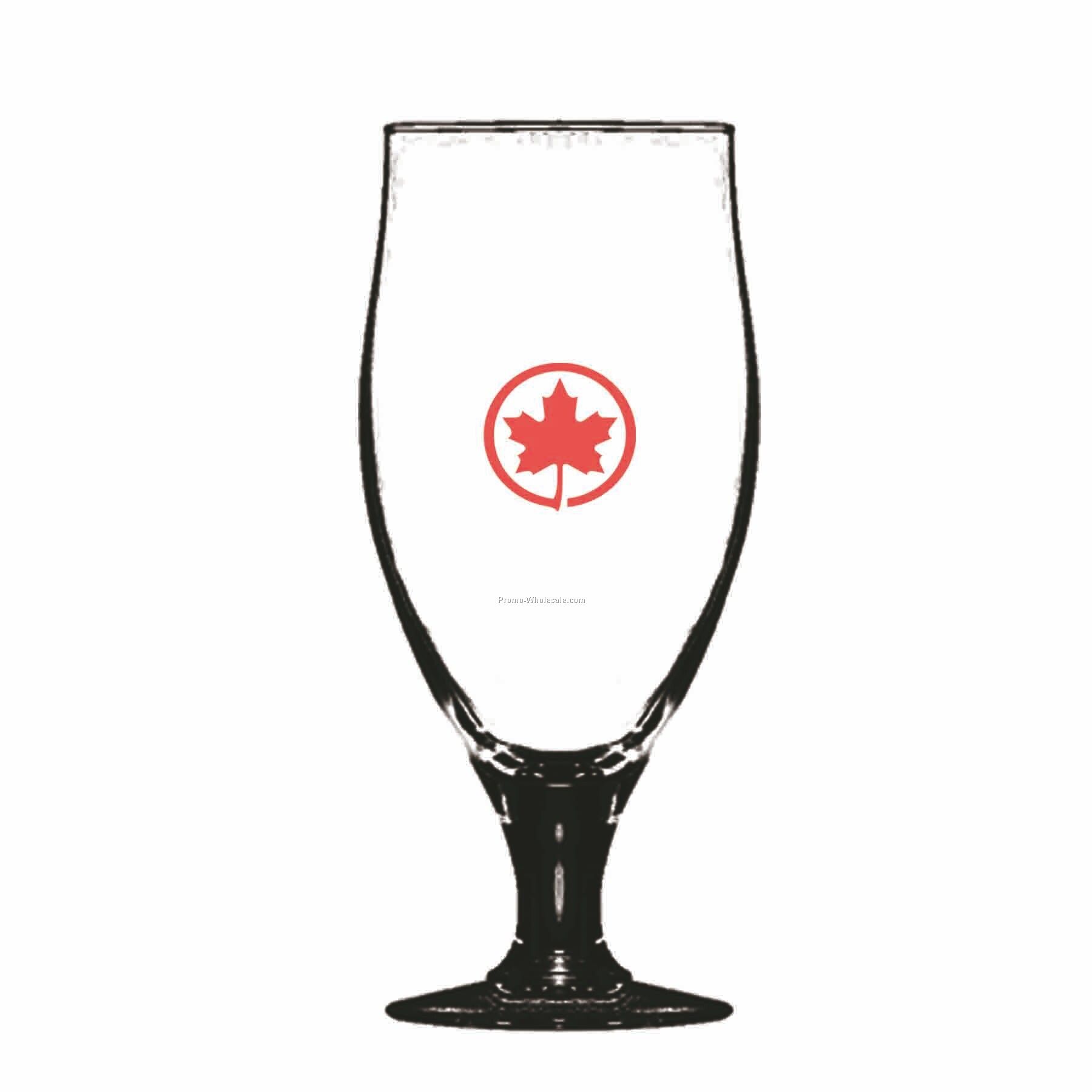 12-3/4 Oz. Crystal Pilsner Beer Glass W/ Round Base (Printed)