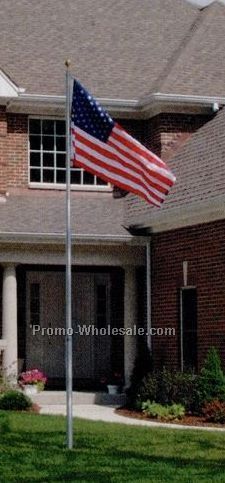 15' Aluminum Monogram Series Complete Flagpole Package