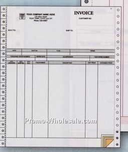 2 Part Continuous Feed Classic Invoice (Accpac Visionpoint)