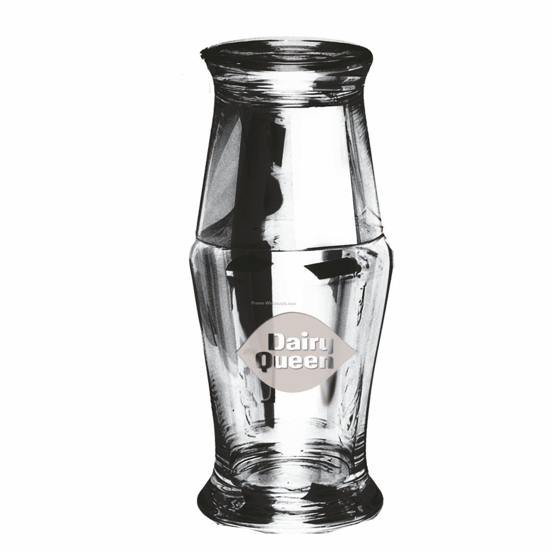 24 Oz. Decanter/ Glass Water Set (Deep Etch)