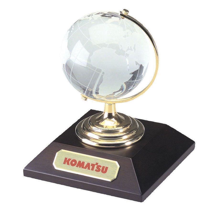 3-1/2" Optical Crystal Globe