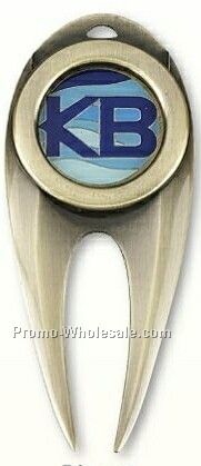 3-1/4" Divot Tool W/ 1" Ball Marker (Divot 4)