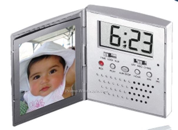 3"x2-3/4"x3/4" Photo Frame W/ Voice Recorder