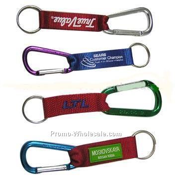 4-1/2"x1-1/4" Carabiners With Nylon Strap