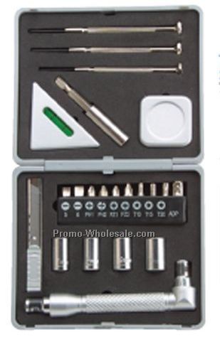 4-3/4"x4"x1-3/8" 22 Piece Tool Set