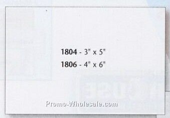 4"x6" Pdq Square Corner Rectangle Decal